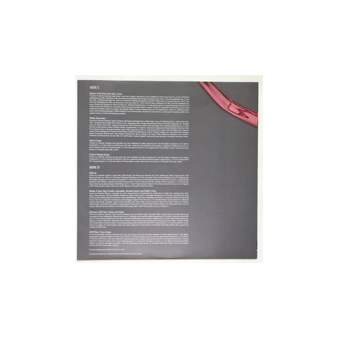 Вінілова платівка LP2 Charli Xcx: Charli