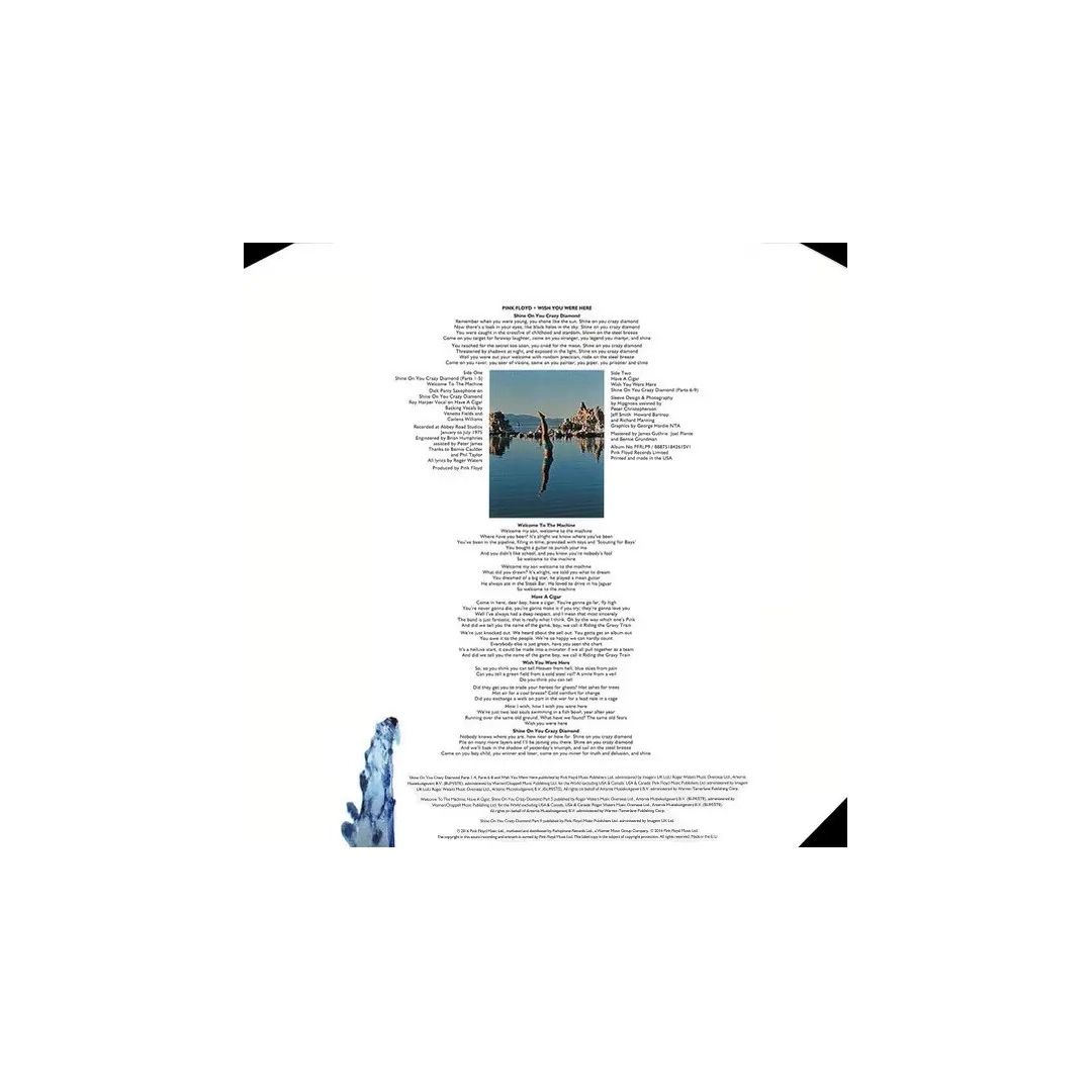 Вінілова платівка I-DI LP Pink Floyd: Wish You Were Here