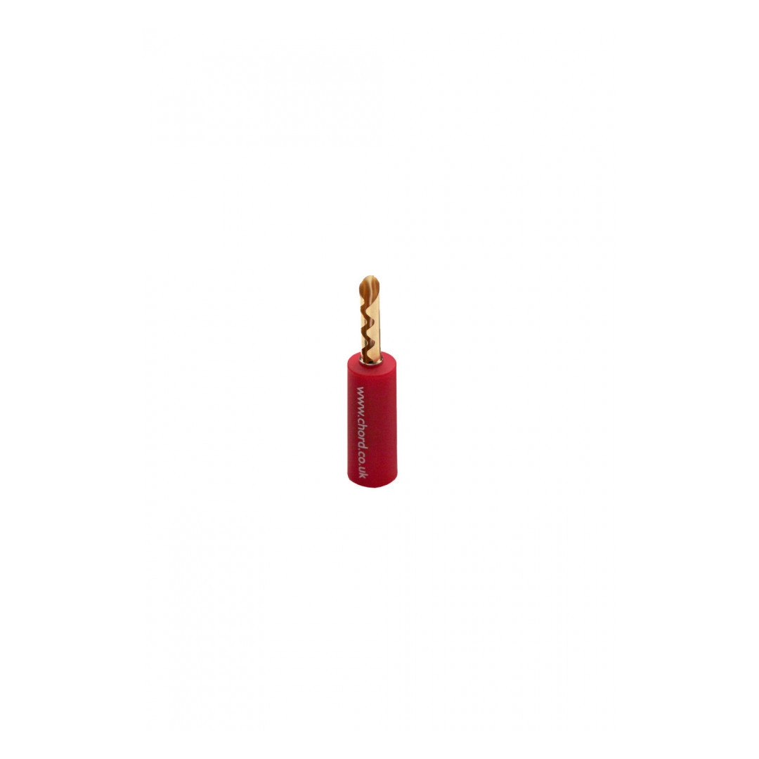 Роз'єм Chord Banana Plug - Screw Type, Red (Z)