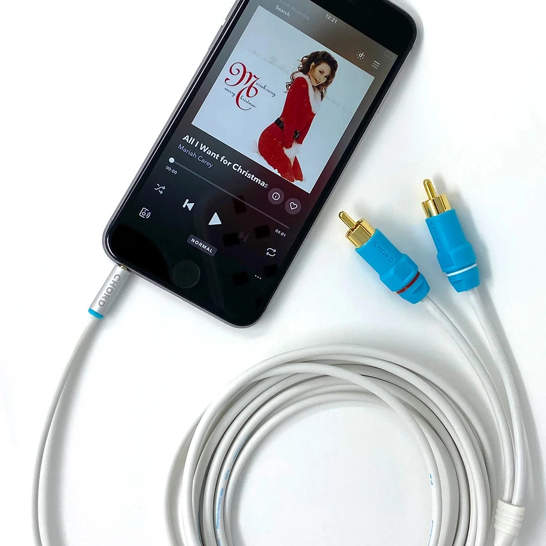Акустичний кабель Chord C-Jack 3.5mm Stereo to 2RCA 1.5m Акустичний кабель Chord C-Jack 3.5mm Stereo to 2RCA 1.5m
