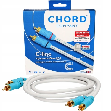 Акустичний кабель Chord C-line 2RCA to 2RCA 0.5m
