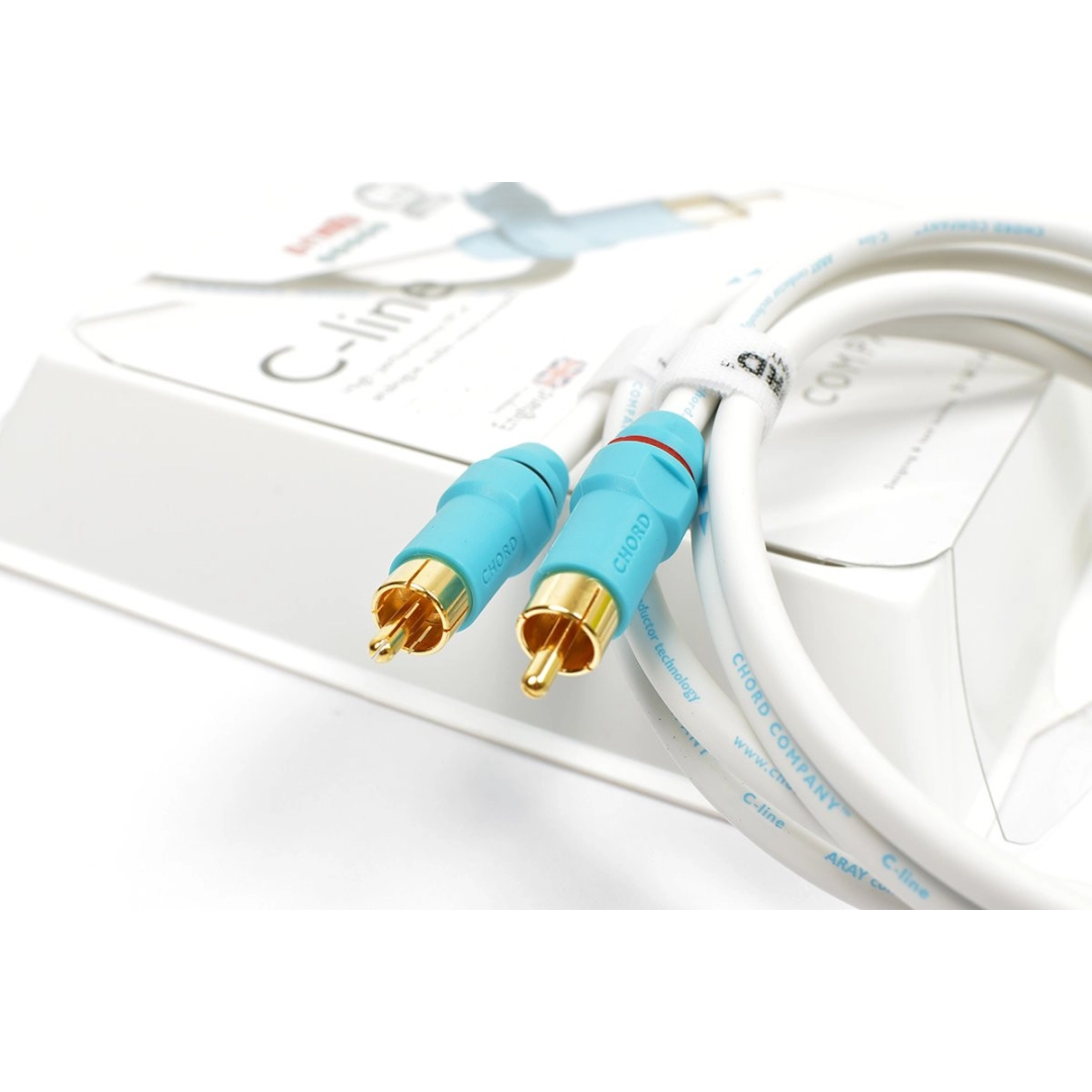 Акустичний кабель Chord C-line 2RCA to 2RCA 0.5m Акустичний кабель Chord C-line 2RCA to 2RCA 0.5m