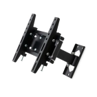 Кронштейн для телевізора Sector TV02T-R2 Black з нахилом/поворотний, 23" до 43", MAX VESA: 200x200 мм Кронштейн для телевізора Sector TV02T-R2 Black з нахилом/поворотний, 23" до 43", MAX VESA: 200x200 мм