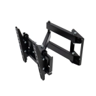 Кронштейн для телевізора Sector TV02T-R3 Black з нахилом/поворотний, 23" до 43", MAX VESA: 200x200 мм Кронштейн для телевізора Sector TV02T-R3 Black з нахилом/поворотний, 23" до 43", MAX VESA: 200x200 мм