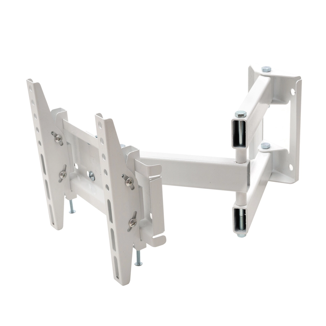 Кронштейн для телевізора Sector TV02T-R3 White з нахилом/поворотний, 23" до 43", MAX VESA: 200x200 мм Кронштейн для телевізора Sector TV02T-R3 White з нахилом/поворотний, 23" до 43", MAX VESA: 200x200 мм