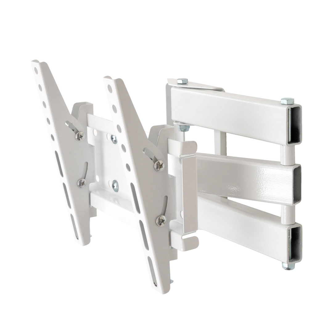 Кронштейн для телевізора Sector TV02T-R3 White з нахилом/поворотний, 23" до 43", MAX VESA: 200x200 мм Кронштейн для телевізора Sector TV02T-R3 White з нахилом/поворотний, 23" до 43", MAX VESA: 200x200 мм