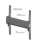 Кронштейн для телевізора Sector TV04T Black з нахилом, 32" до 55" (max VESA 400x400 мм)