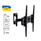Кронштейн для телевізора Sector TV04T-R3 Black з нахилом/поворотний, 32" до 55", MAX VESA: 400x400 мм Кронштейн для телевізора Sector TV04T-R3 Black з нахилом/поворотний, 32" до 55", MAX VESA: 400x400 мм
