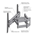 TV Mount Sector TV04T-R6 Black Tilt/Swivel, 32" to 55", MAX VESA: 400x400mm