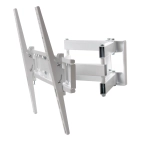 Кронштейн для телевізора Sector TV04T-R6 White з нахилом/поворотний, 32" до 55", MAX VESA: 400x400 мм Кронштейн для телевізора Sector TV04T-R6 White з нахилом/поворотний, 32" до 55", MAX VESA: 400x400 мм