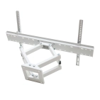 Кронштейн для телевізора Sector TV0604T-R6 White з нахилом/поворотний, 37" до 70", MAX VESA: 600x400 мм Кронштейн для телевізора Sector TV0604T-R6 White з нахилом/поворотний, 37" до 70", MAX VESA: 600x400 мм