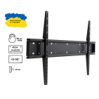 Кронштейн для телевізора Sector TV0804F Black фіксований, 43" до 90", MAX VESA: 800x400 мм Кронштейн для телевізора Sector TV0804F Black фіксований, 43" до 90", MAX VESA: 800x400 мм