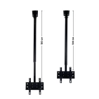 Стельовий кронштейн для телевізора Sector CM-02T Black - з нахилом, 23" до 43", (max VESA 200x200 мм) Стельовий кронштейн для телевізора Sector CM-02T Black - з нахилом, 23" до 43", (max VESA 200x200 мм)