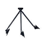 Стельовий кронштейн для телевізора Sector CM-02T Black - з нахилом, 23" до 43", (max VESA 200x200 мм) Стельовий кронштейн для телевізора Sector CM-02T Black - з нахилом, 23" до 43", (max VESA 200x200 мм)