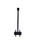 TV ceiling bracket Sector CM-02T Black - tilted, 23" to 43", (max VESA 200x200 mm)