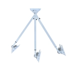 Стельовий кронштейн для телевізора Sector CM-02T White - з нахилом, 23" до 43", (max VESA 200x200 мм) Стельовий кронштейн для телевізора Sector CM-02T White - з нахилом, 23" до 43", (max VESA 200x200 мм)