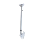 Стельовий кронштейн для телевізора Sector CM-02T White - з нахилом, 23" до 43", (max VESA 200x200 мм) Стельовий кронштейн для телевізора Sector CM-02T White - з нахилом, 23" до 43", (max VESA 200x200 мм)