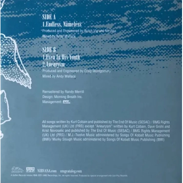 LP2 Nirvana: Nevermind - Ltd Edt