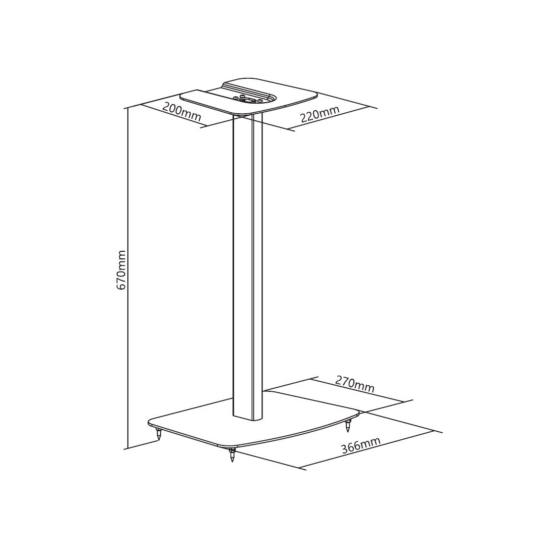 Стійка під акустику MT-Power ST-27 Black Стійка під акустику MT-Power ST-27 Black