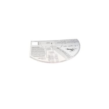 Шаблон для налаштування плеєра: Tonar Professional Cartridge Install Protractor, art. 3583