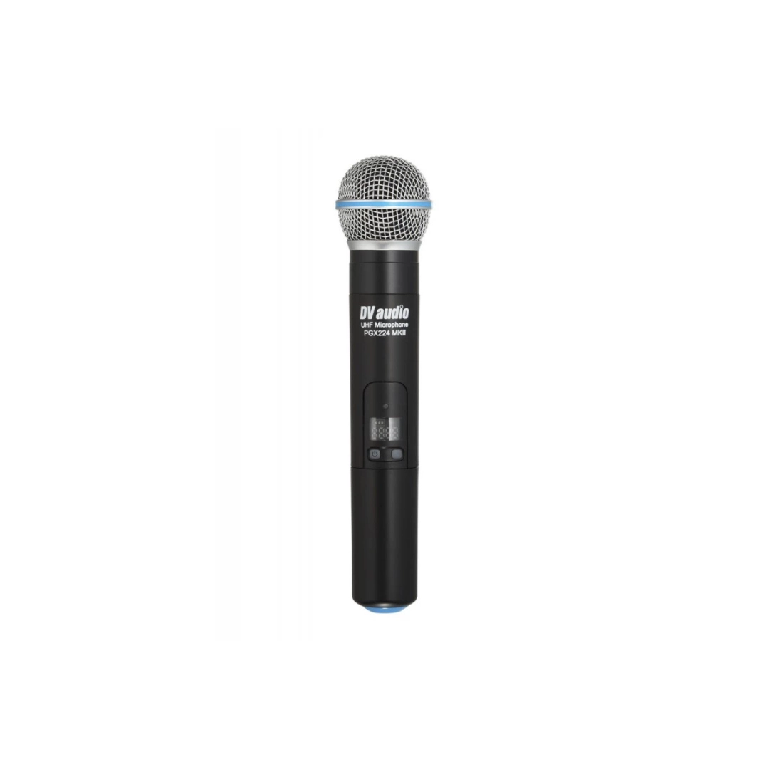 Радіосистема DV audio PGX-224 MKII з двома ручними мікрофонами у пластиковому корпусі Радіосистема DV audio PGX-224 MKII з двома ручними мікрофонами у пластиковому корпусі