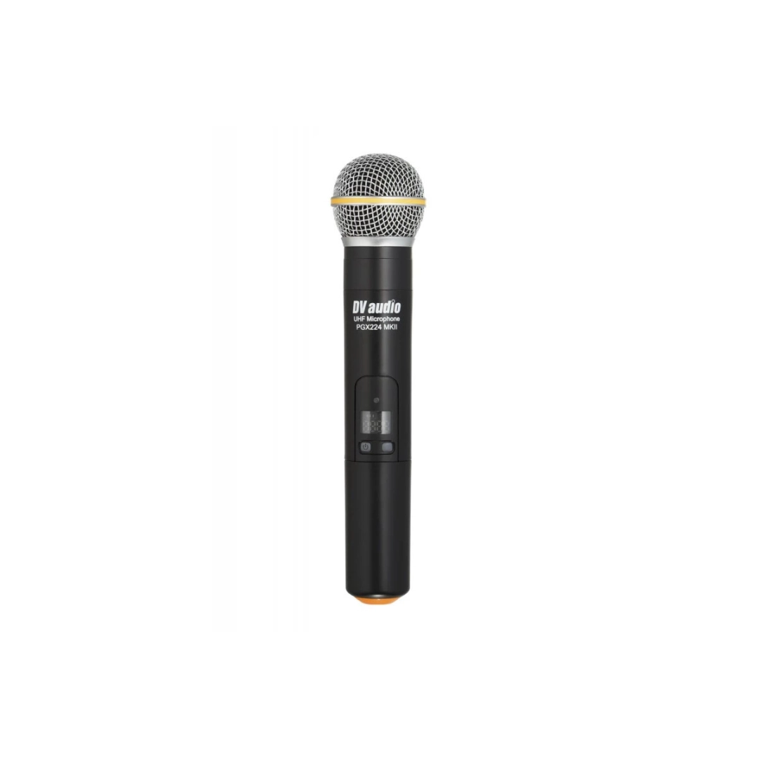 Радіосистема DV audio PGX-224 MKII з двома ручними мікрофонами у пластиковому корпусі Радіосистема DV audio PGX-224 MKII з двома ручними мікрофонами у пластиковому корпусі