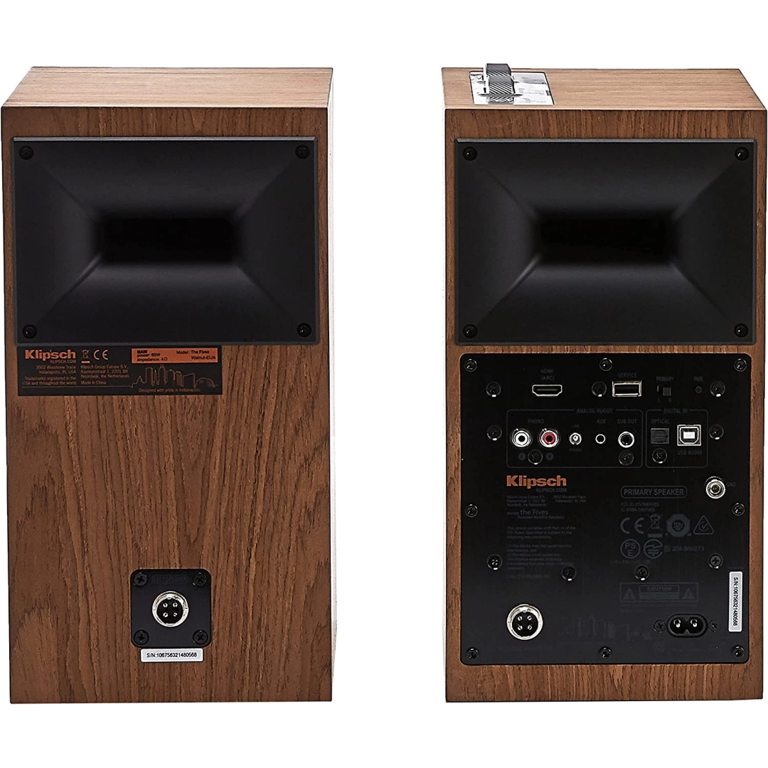 Активна акустика Klipsch The Fives Walnut Активна акустика Klipsch The Fives Walnut