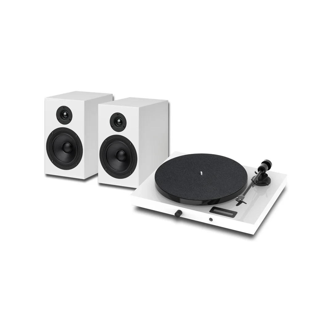 Програвач вінілових платівок Pro-Ject Set Jukebox E1 + Speaker Box 5 White/White