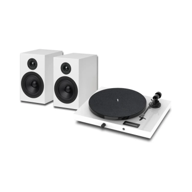 Програвач вінілових платівок Pro-Ject Set Jukebox E1 + Speaker Box 5 White/White