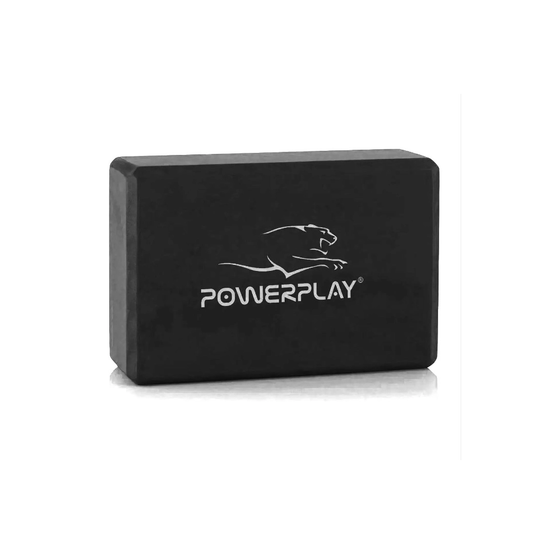 Блок для йоги PowerPlay 4006 Yoga Brick Чорний