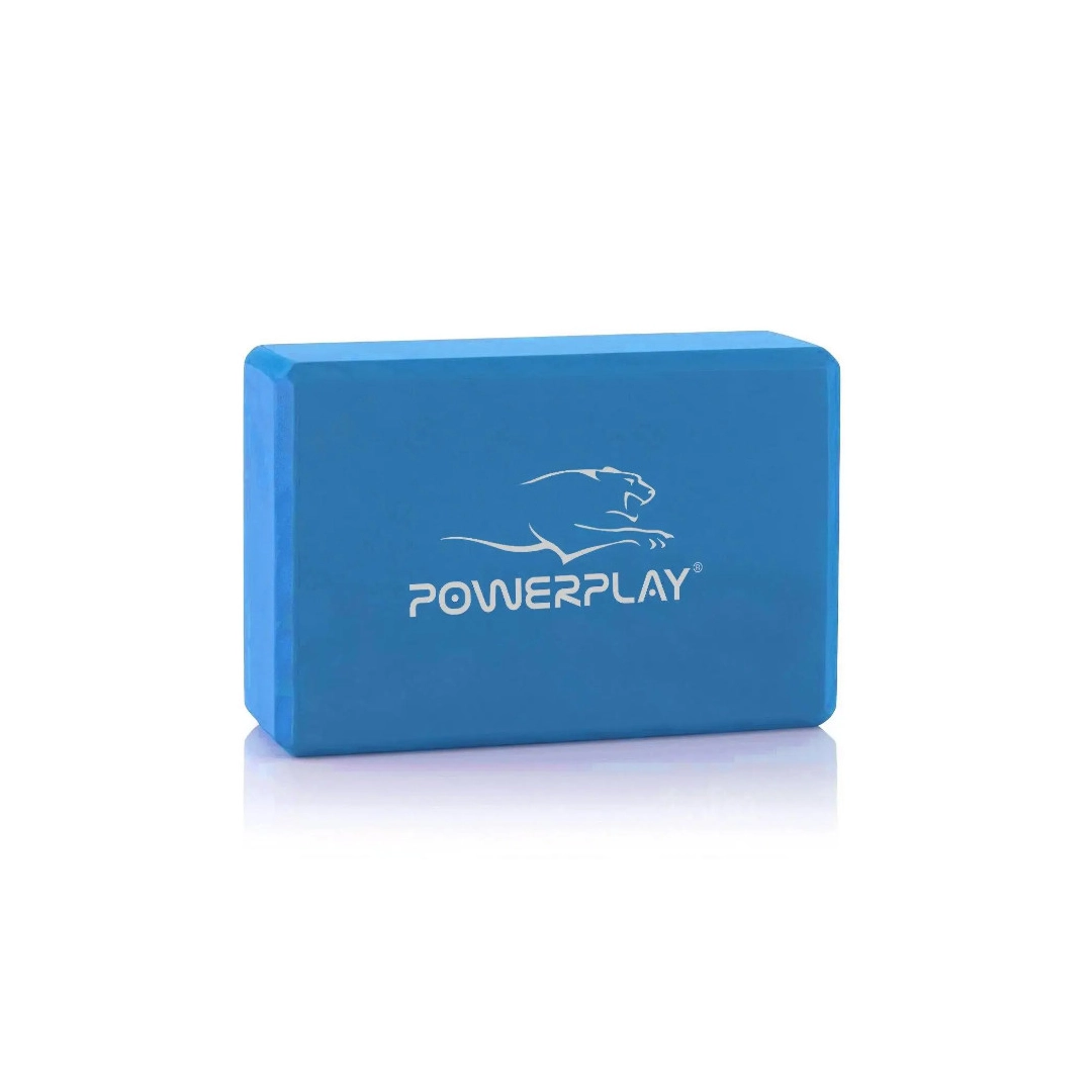 Block for yoga PowerPlay 4006 Yoga Brick Blue