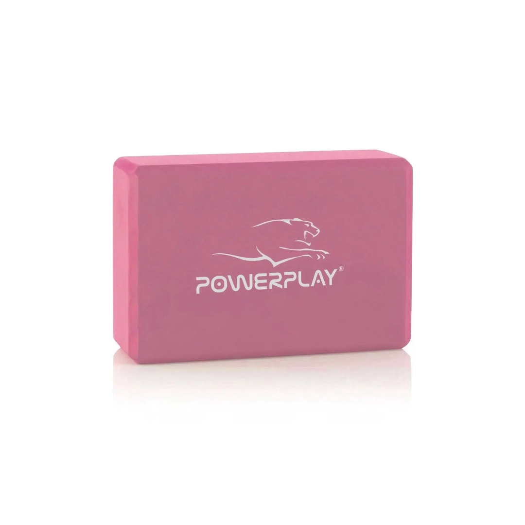 Блок для йоги PowerPlay 4006 Yoga Brick Рожевий