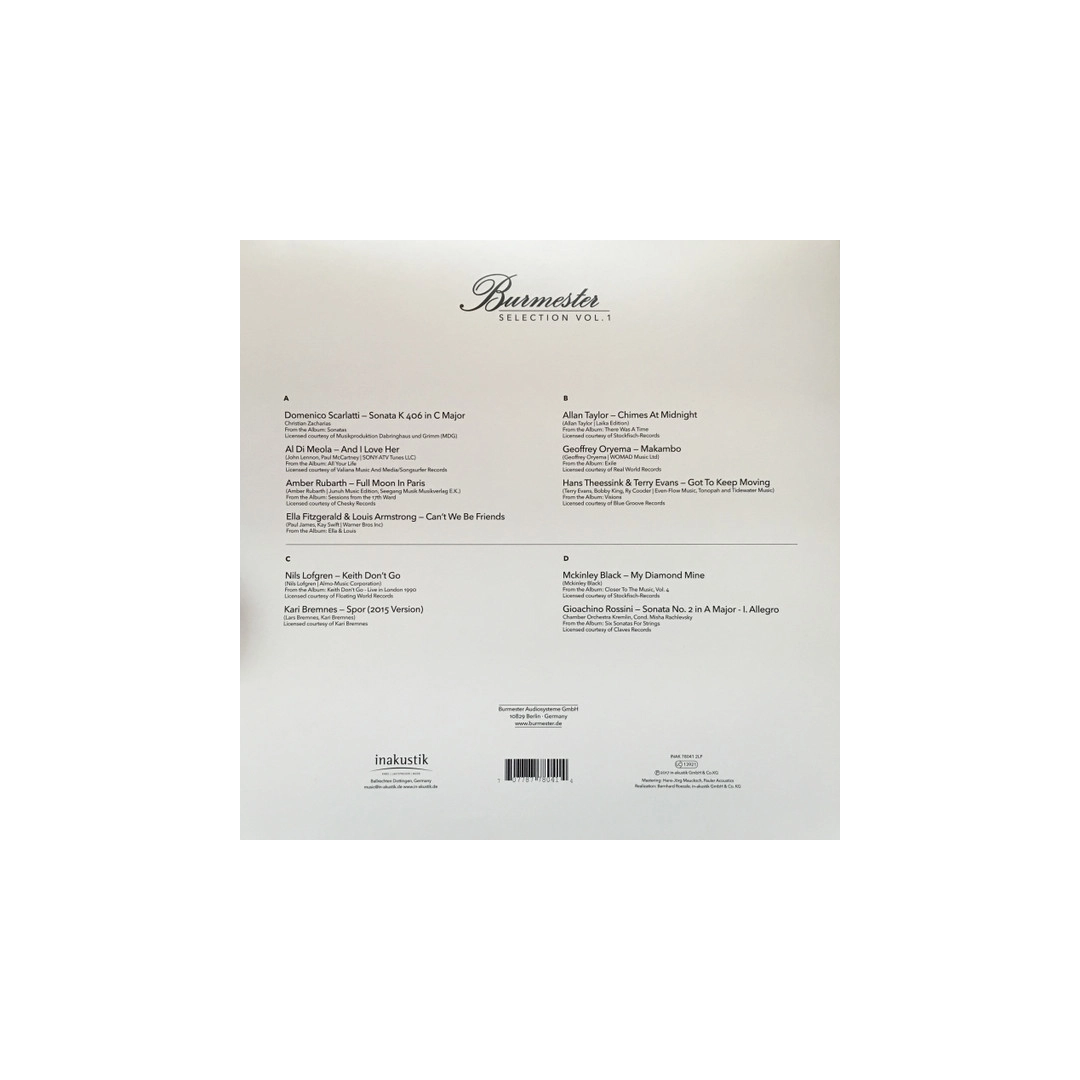 Вініловий диск 2LP Burmester Selection, Vol. I