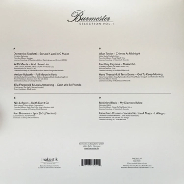Вініловий диск 2LP Burmester Selection, Vol. I