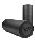 Масажний ролик гладкий PowerPlay 4021 Fitness Roller Чорний