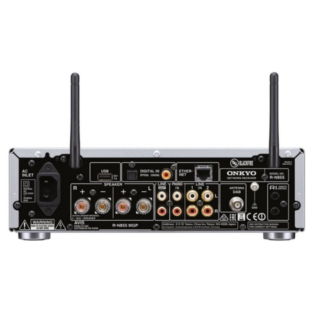Мережеві стерео-ресивери з Wi-Fi/AirPlay/Bluetooth Onkyo R-N855