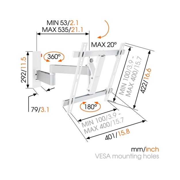 Кронштейн для ТВ Vogels W53071 Кронштейн для ТВ Vogels W53071