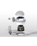 Wireless subwoofer Cabasse The Pearl SUB White