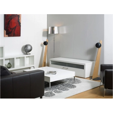 Акустична пара Cabasse IO 2 stand version Light-Oak/Glossy Black