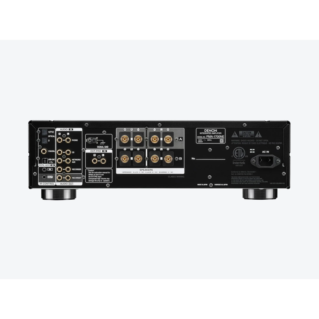 Стерео підсилювач Denon PMA-1700NE Black Стерео підсилювач Denon PMA-1700NE Black