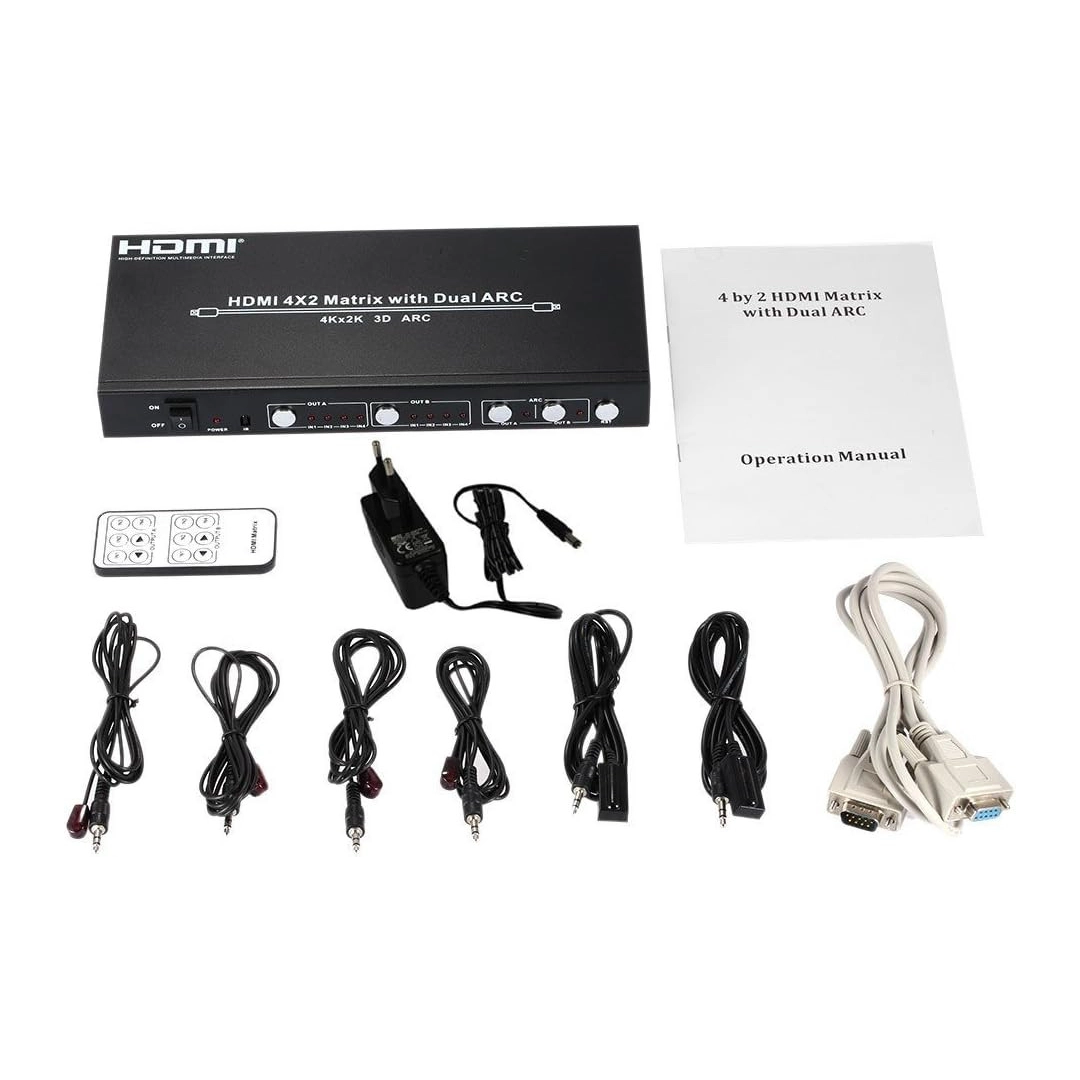 Generic HDM-942U HDMI Matrix 4 2 Switch