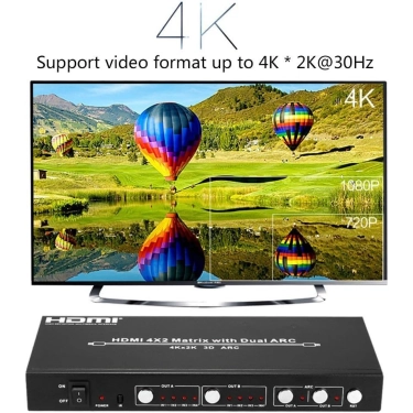 Generic HDM-942U HDMI Matrix 4 2 Switch