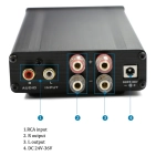 Цифровий стерео підсилювач FX-Audio FX-1002A 2 х 130 Вт / 4 Ом Black