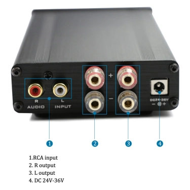 Цифровий стерео підсилювач FX-Audio FX-1002A 2 х 130 Вт / 4 Ом Black