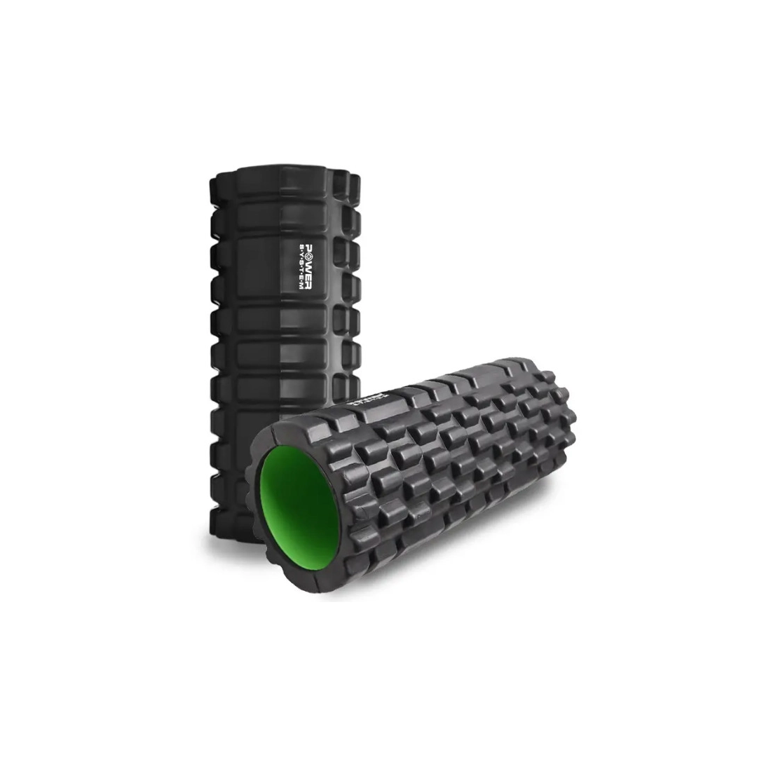 Масажний ролик Power System PS-4050 Fitness Foam Roller Black/Green