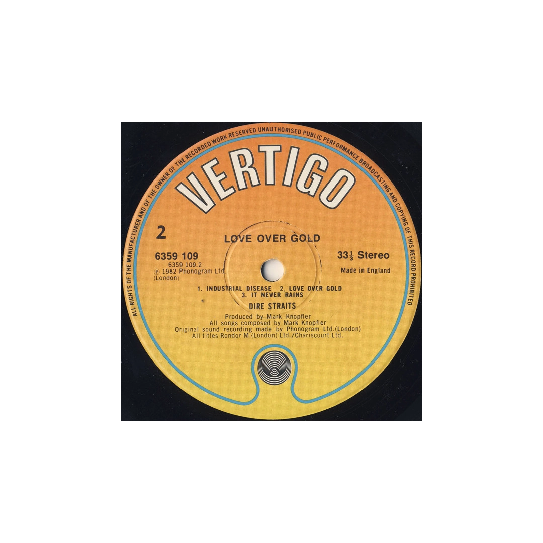 Вініловий диск Dire Straits: Love Over Gold -Hq