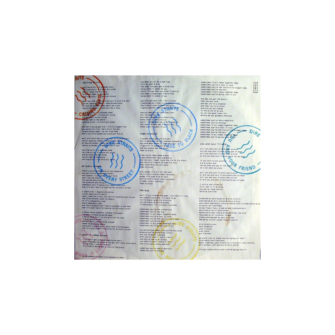 Вініловий диск Dire Straits: On Every Street -Hq /2LP