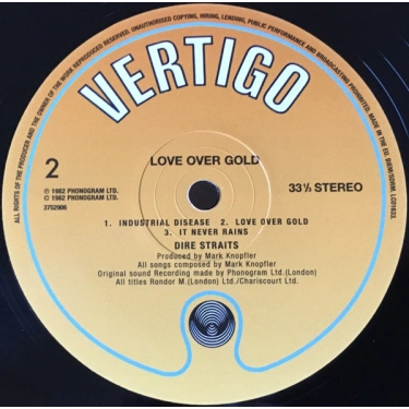 Вініловий диск Dire Straits: Love Over Gold -Rsd