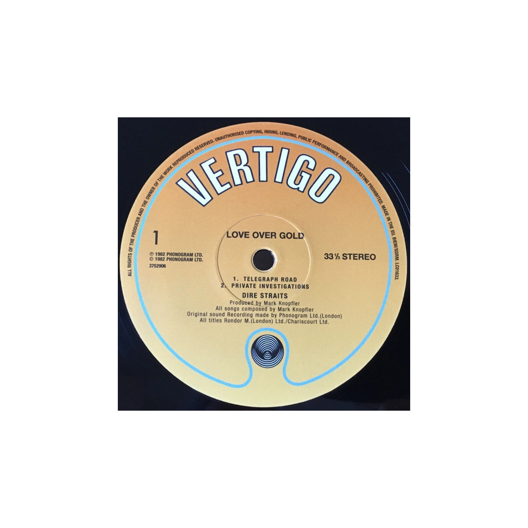 Вініловий диск Dire Straits: Love Over Gold -Rsd