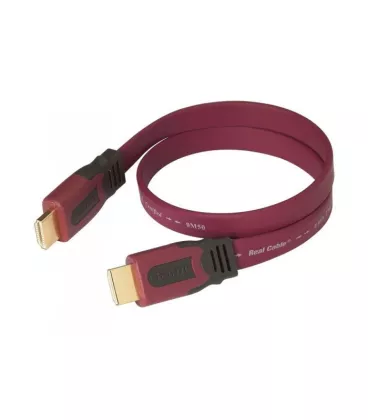 Кабель HDMI: Real Cable HD-E-FLAT (HDMI-HDMI) HDMI 1.4 3D High Speed with Ethernet 1M50